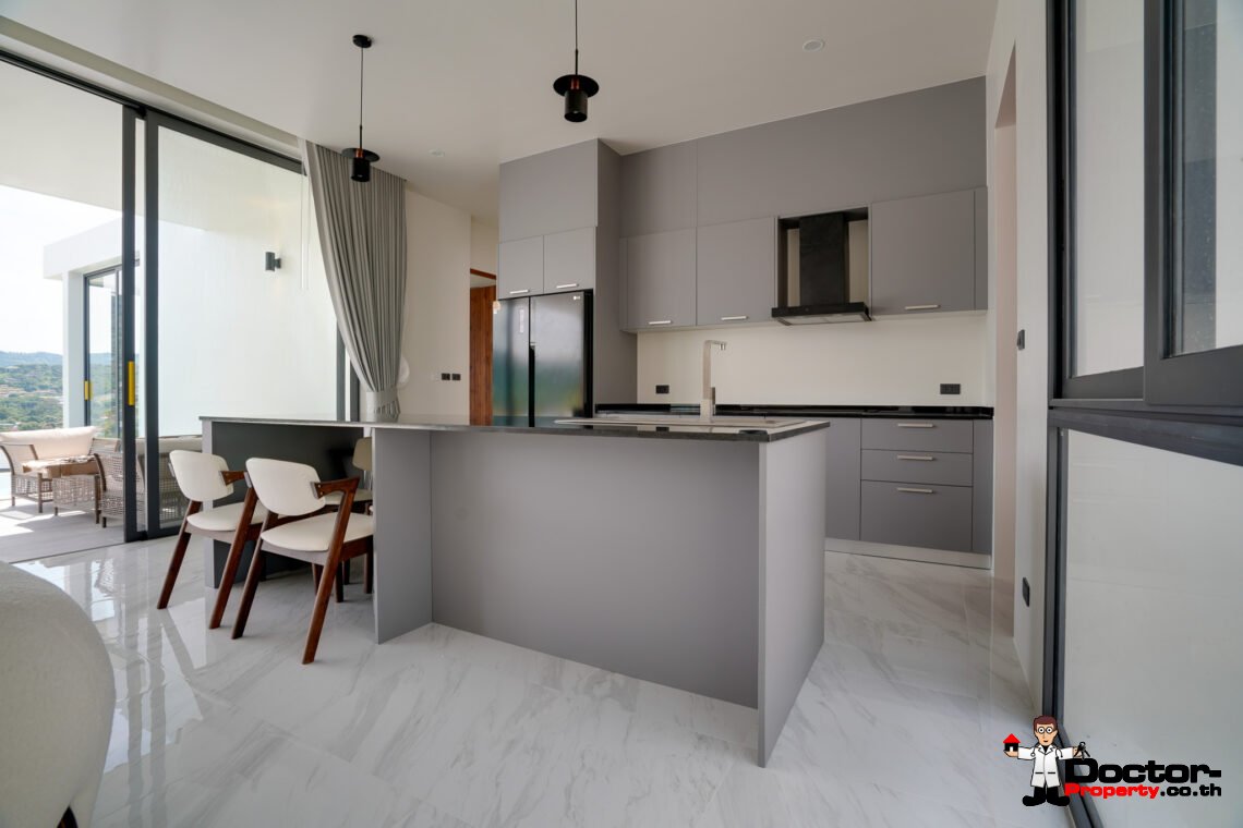 New 2-3 Bedroom Mountain View Villas in Bo Phut, Koh Samui – For Sale
